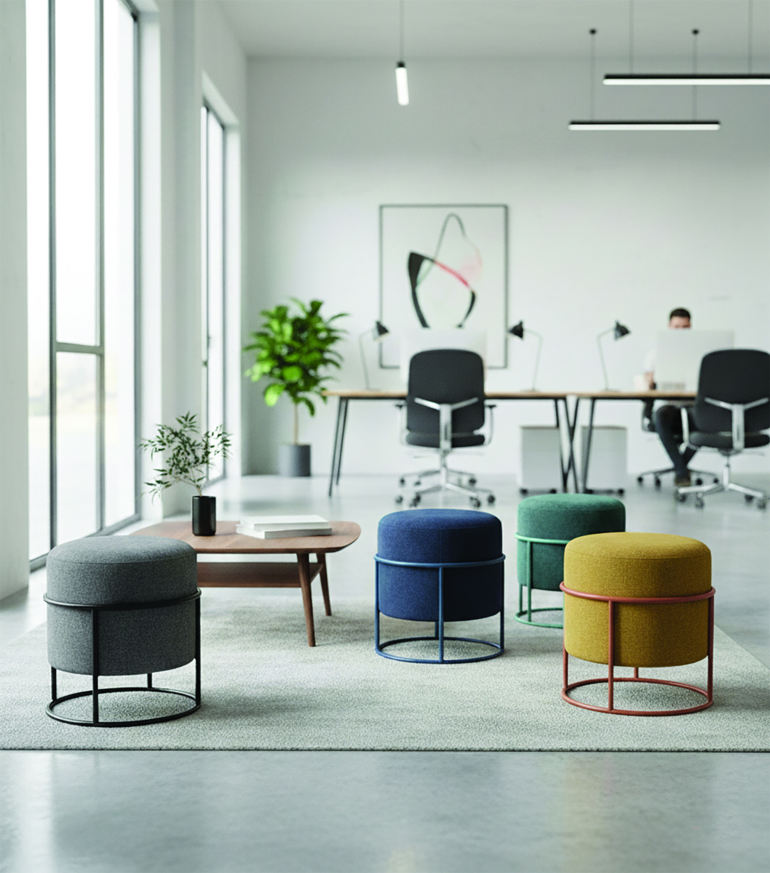 Pouf ARCO Couleur, convivialité et créativité !
